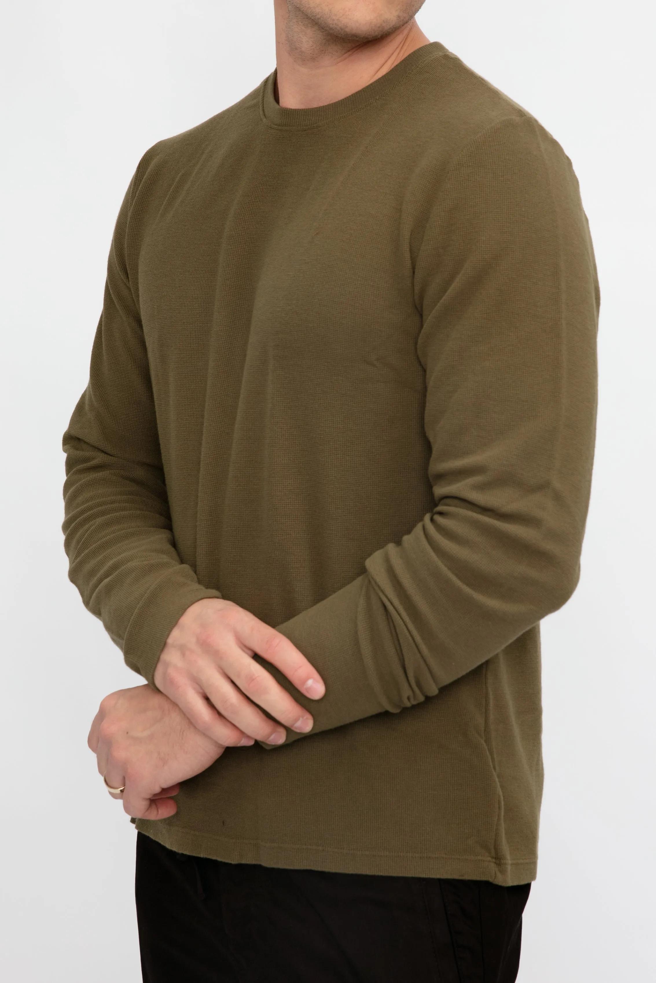 Hendrix Crewneck Shirt in Olive