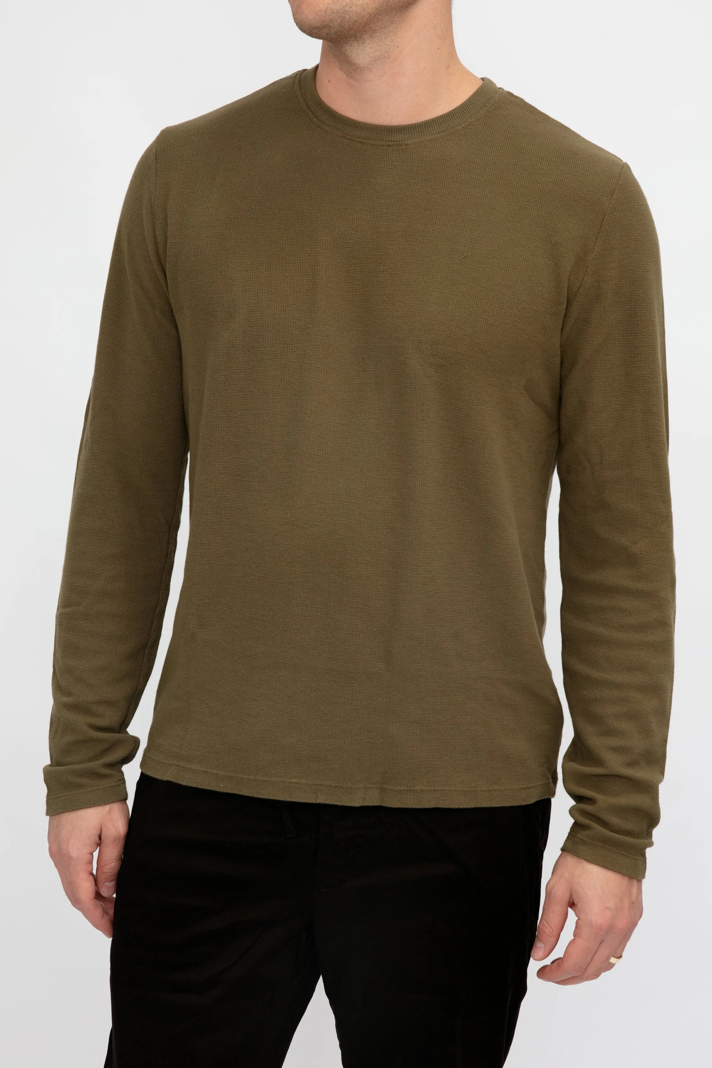 Hendrix Crewneck Shirt in Olive