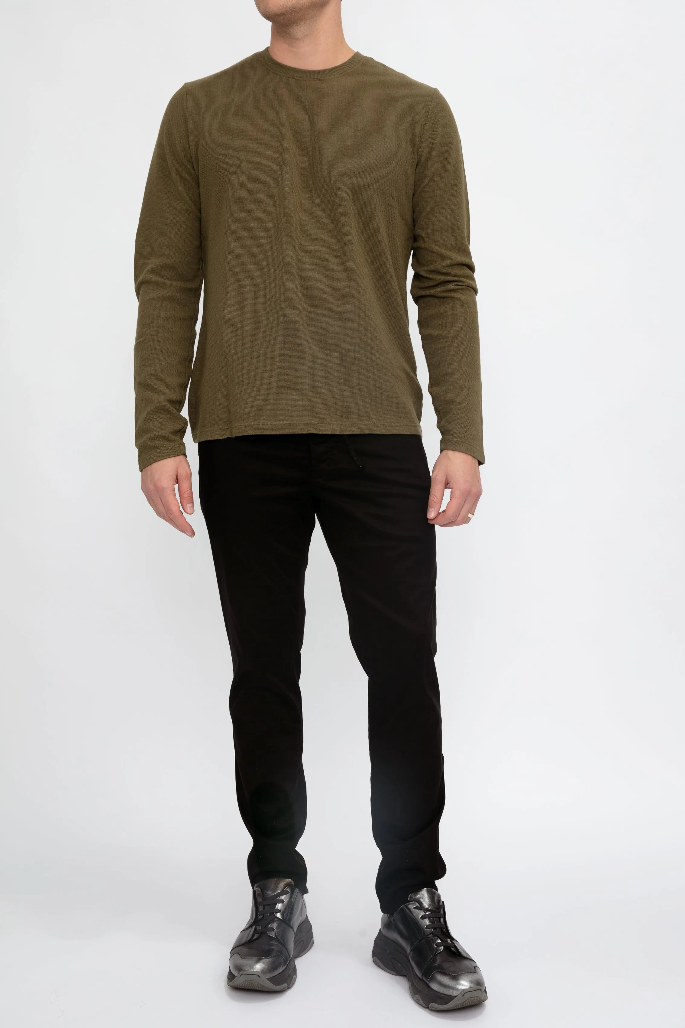 Hendrix Crewneck Shirt in Olive