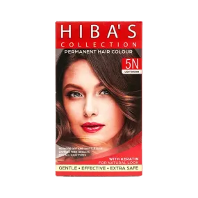 Hibas Natural Hair Color Light Brown 5N 60ml