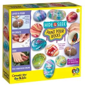 Hide & Seek Paint Pour Rocks - #6262000