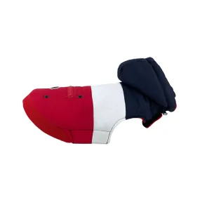 Huskimo Mt Buller Dog Parka Coat - Navy/Red