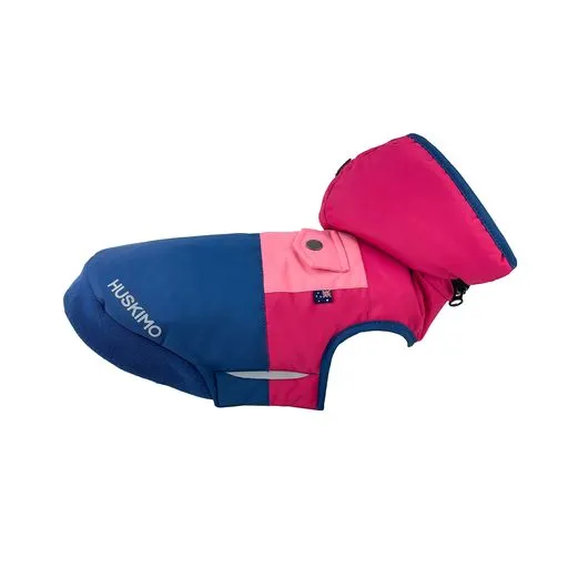 Huskimo Snow Parka Dog Coat - Hot Pink