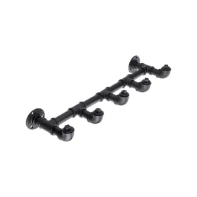 Industrial Pipe Coat Towel Rack with 5 Hooks