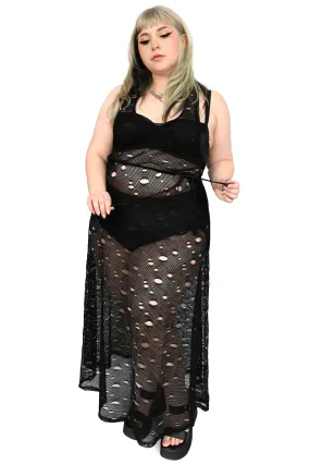 Jax Fishnet Maxi Dress - No Restock!