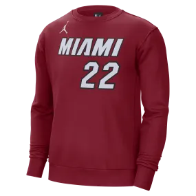 Jimmy Butler Jordan Brand Statement Red Name & Number Crewneck