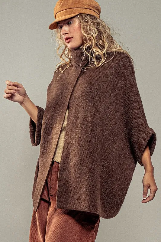 Joyful Stroll Knitted Neck Cape