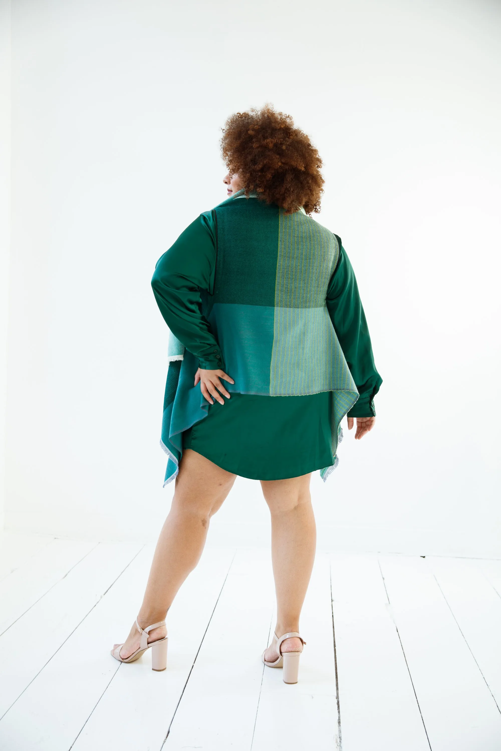 JULAHAS  Light Wool Cape Fusion Green Plus