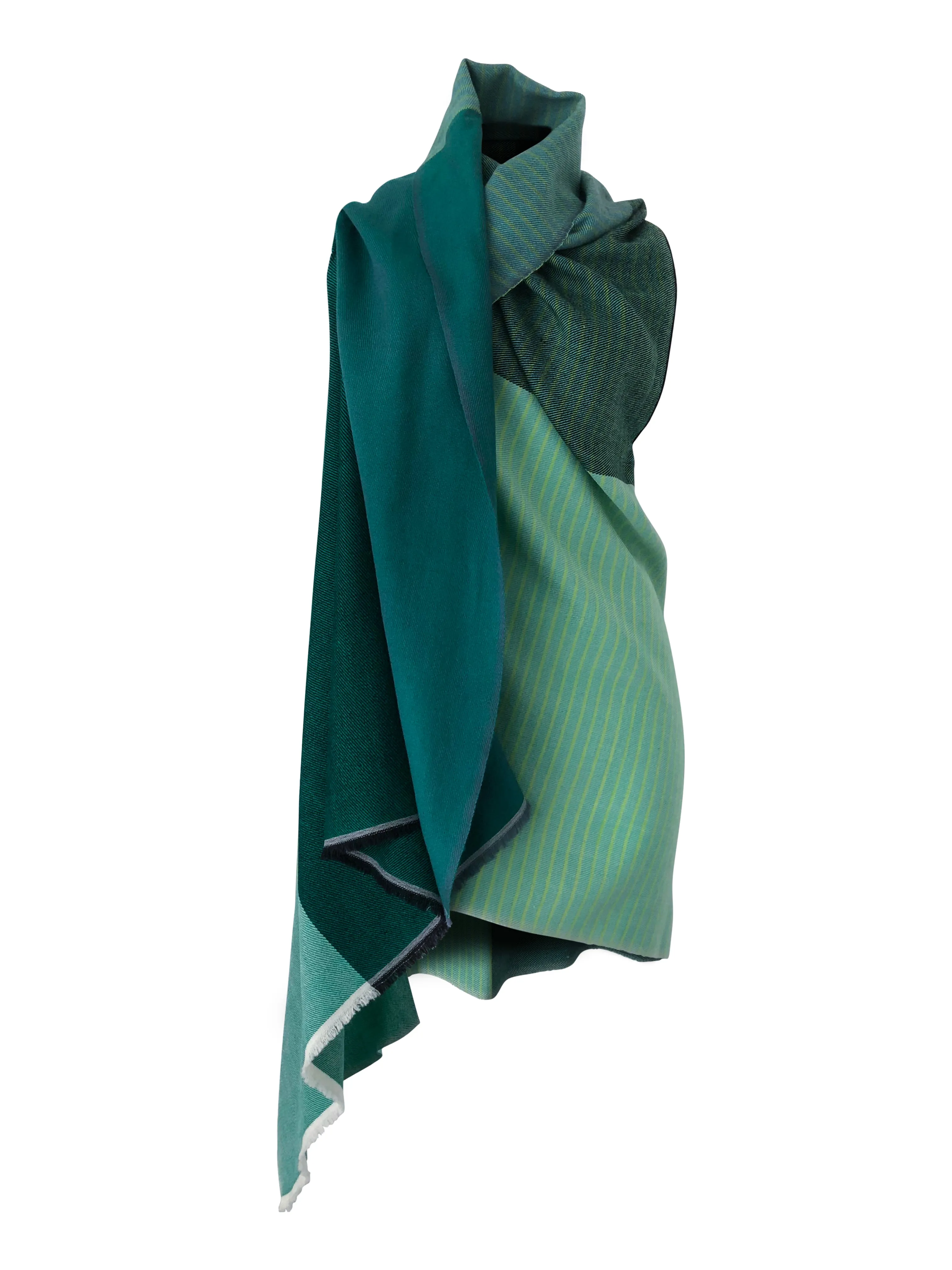 JULAHAS  Light Wool Cape Fusion Green Plus