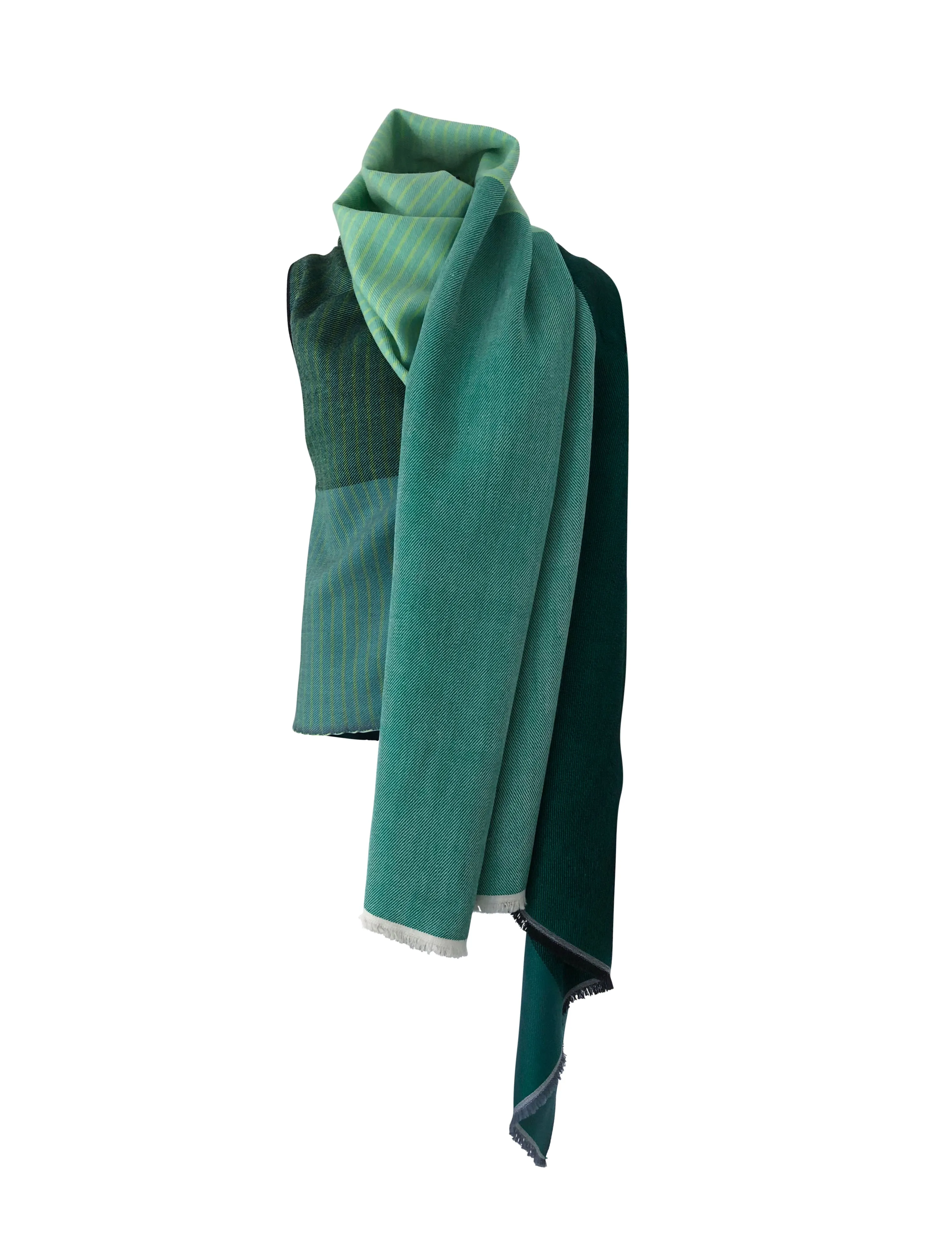 JULAHAS  Light Wool Cape Fusion Green Plus