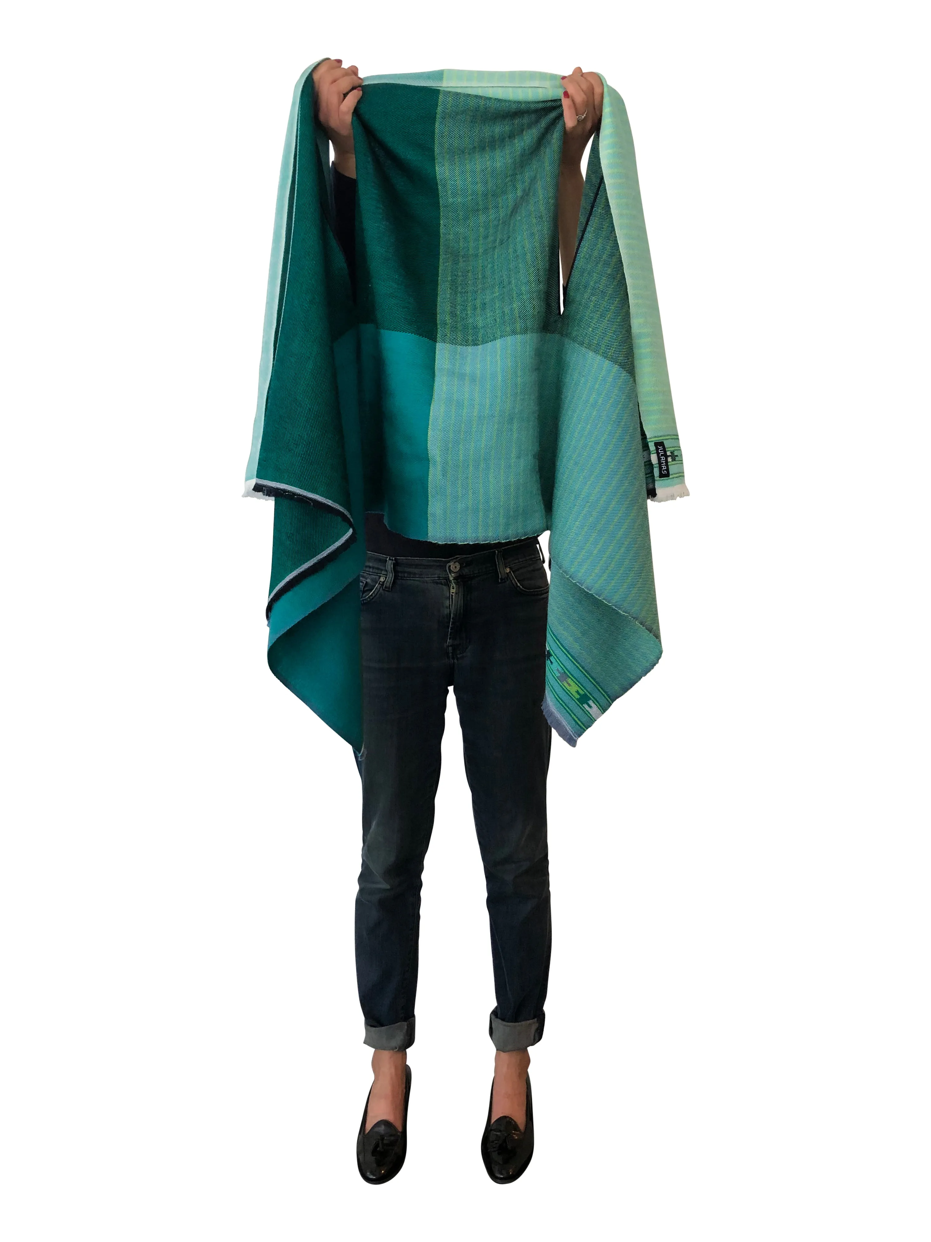 JULAHAS  Light Wool Cape Fusion Green Plus