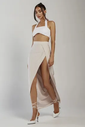 Koa sand maxi skirt