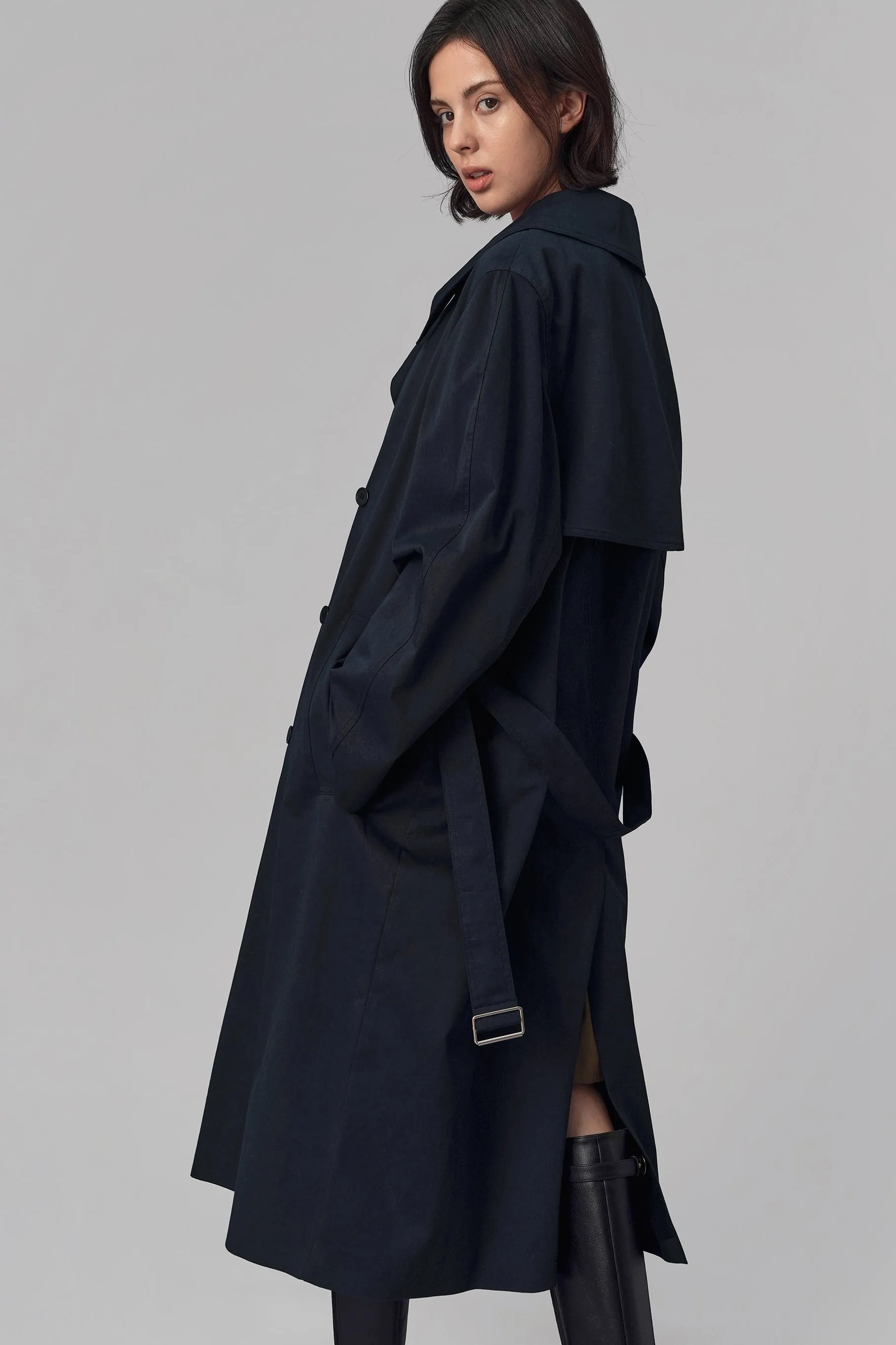 Lable Trench Coat