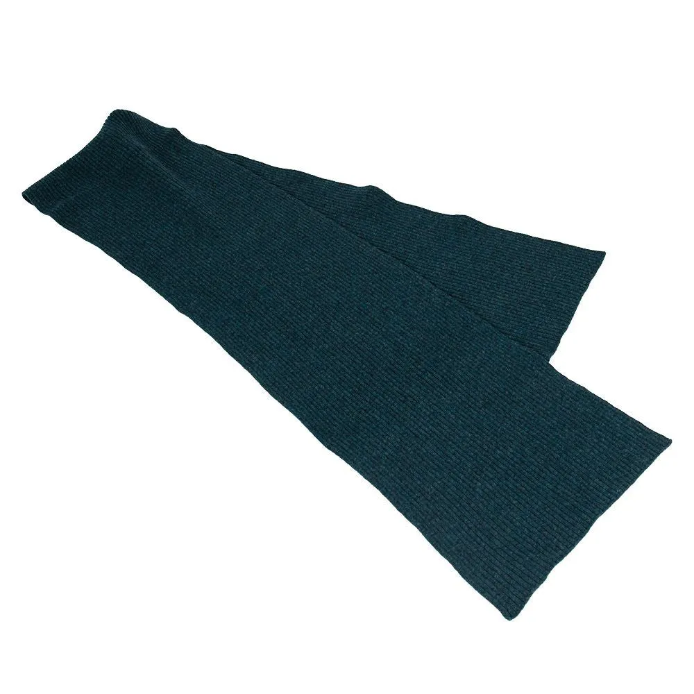 Lambswool Ribbed Scarf - Lugano