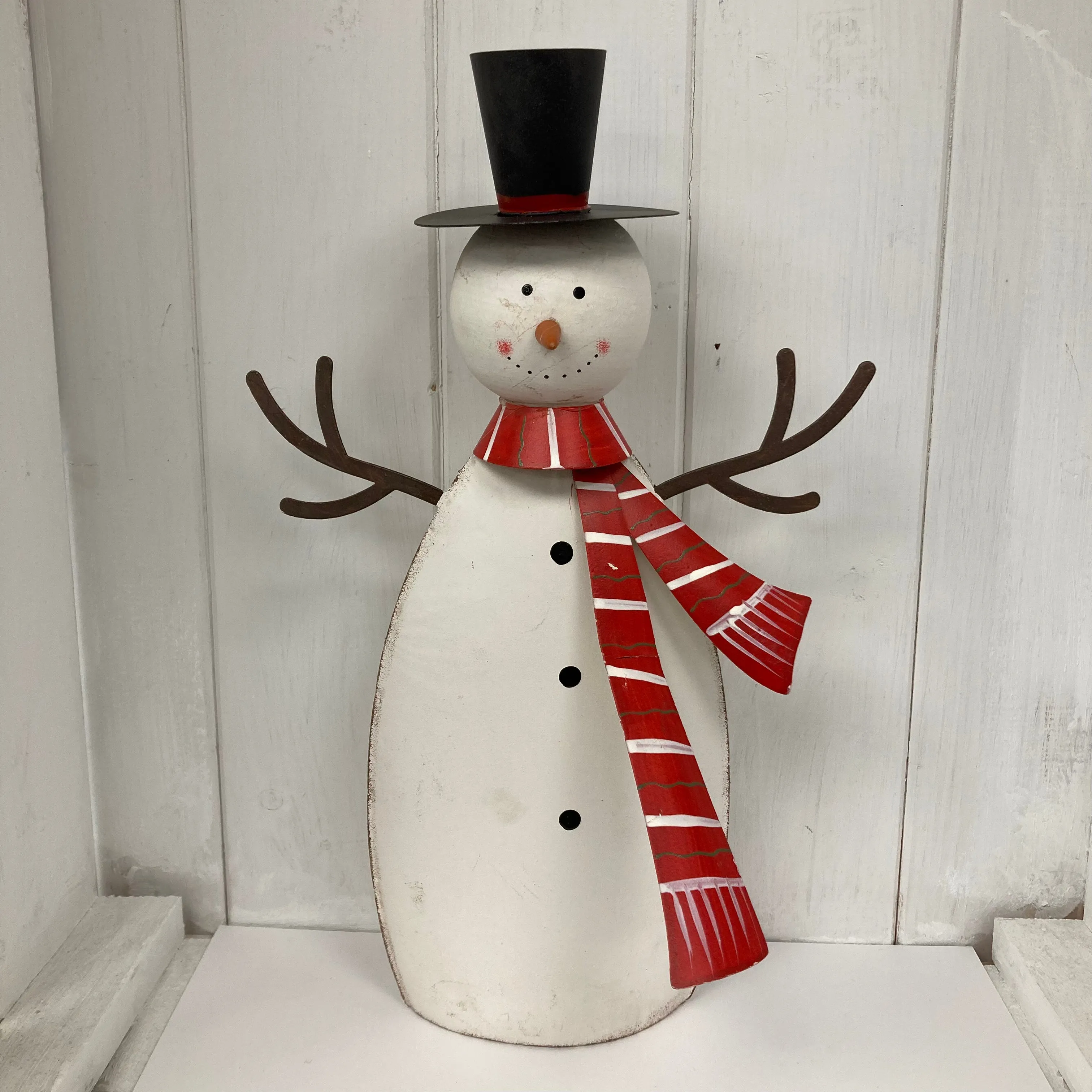 Large Metal Snowman