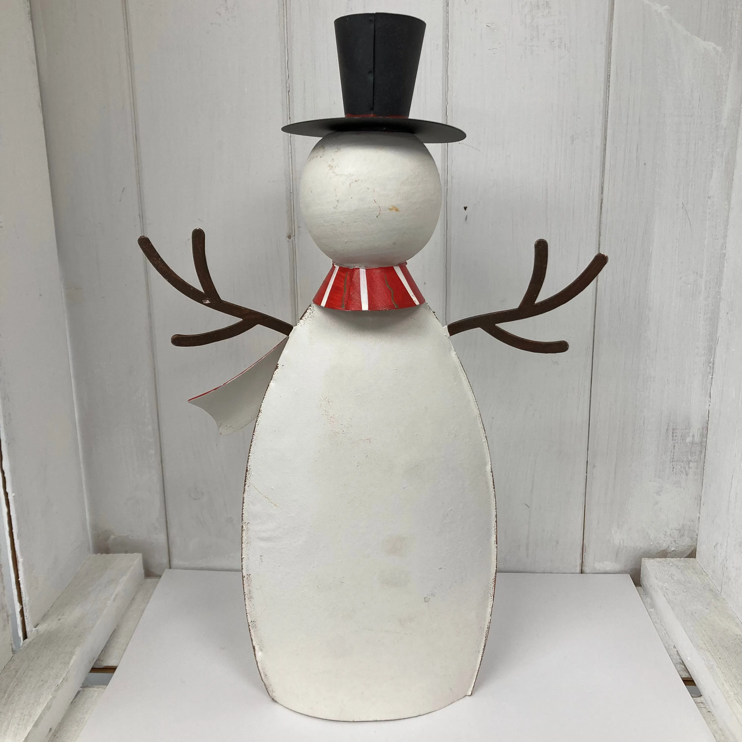 Large Metal Snowman