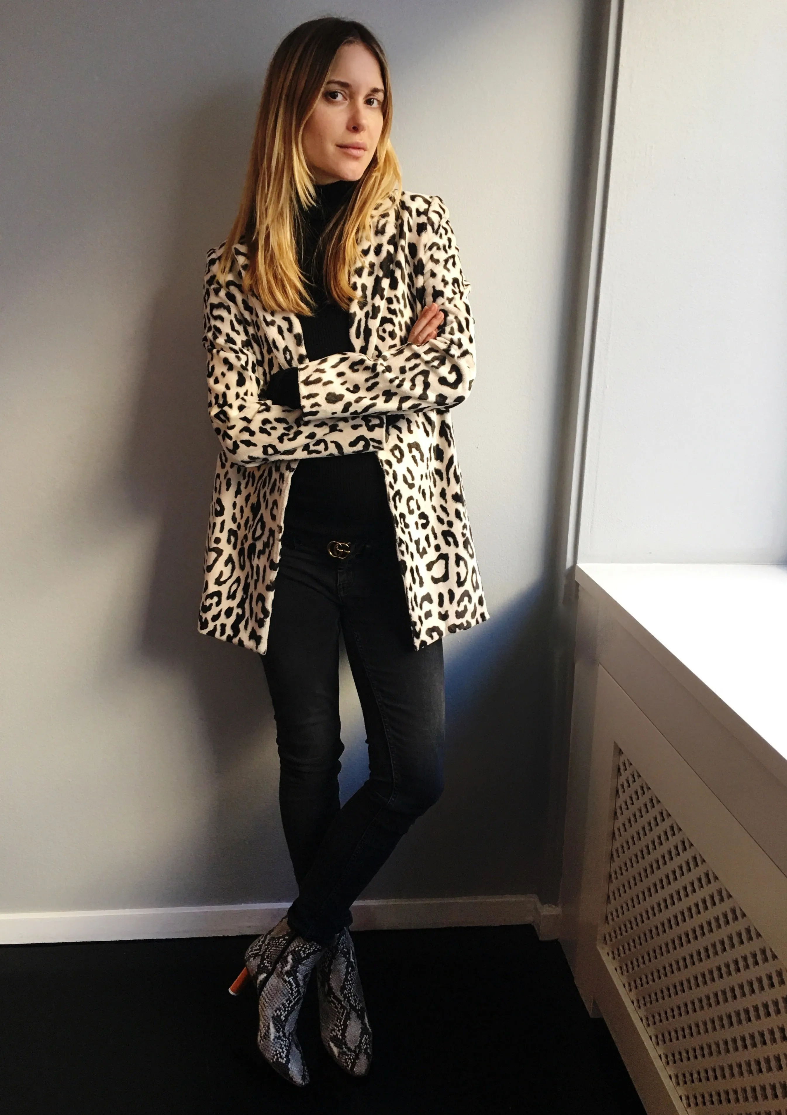 Leopard Print Coat