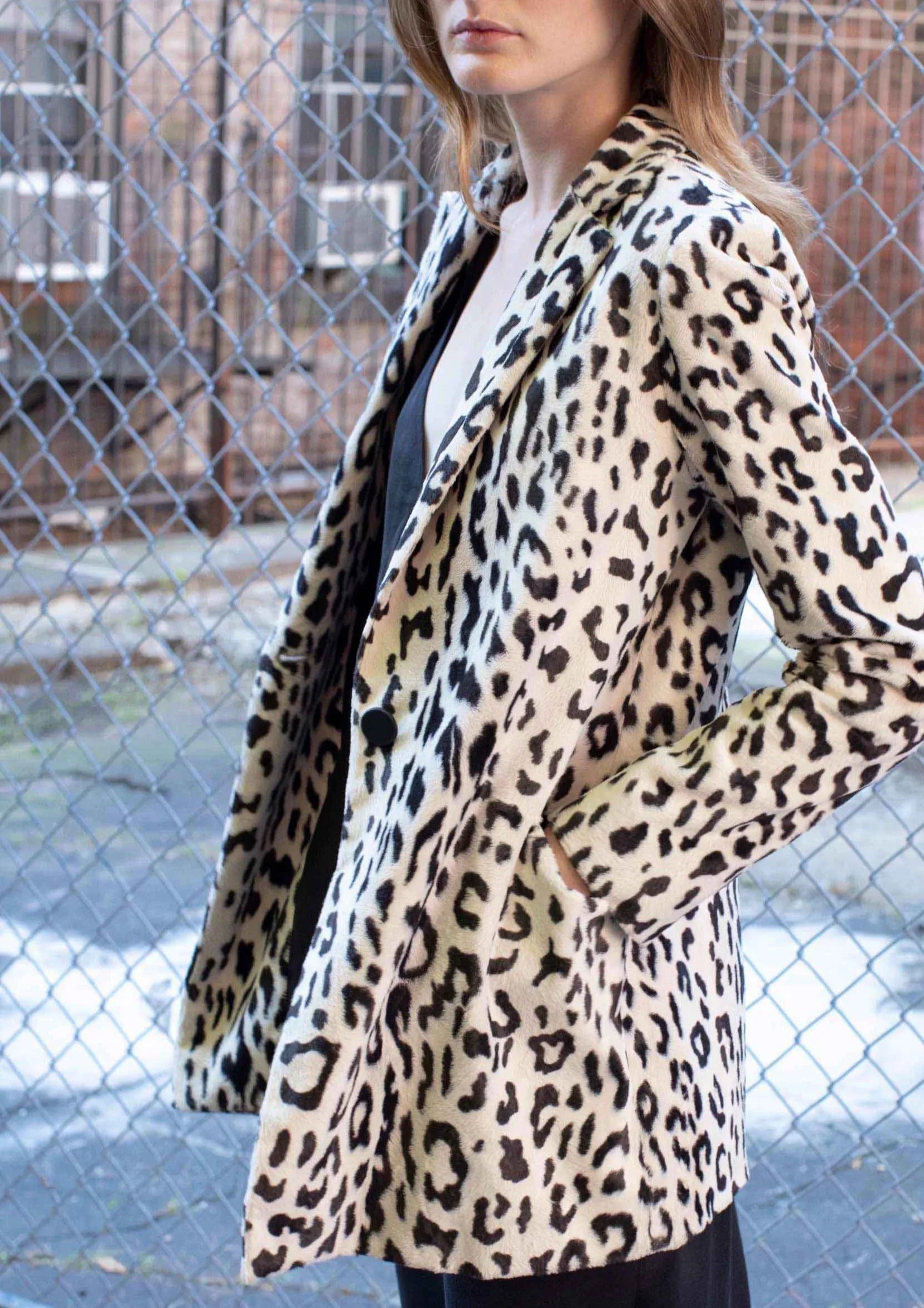 Leopard Print Coat