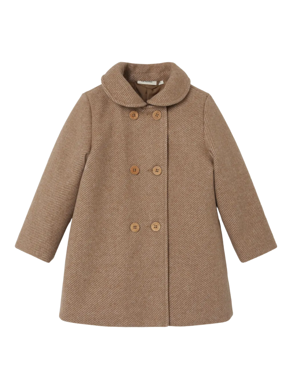 Lil' Atelier Mini NALINA LONG JACKET - Travertine Melange