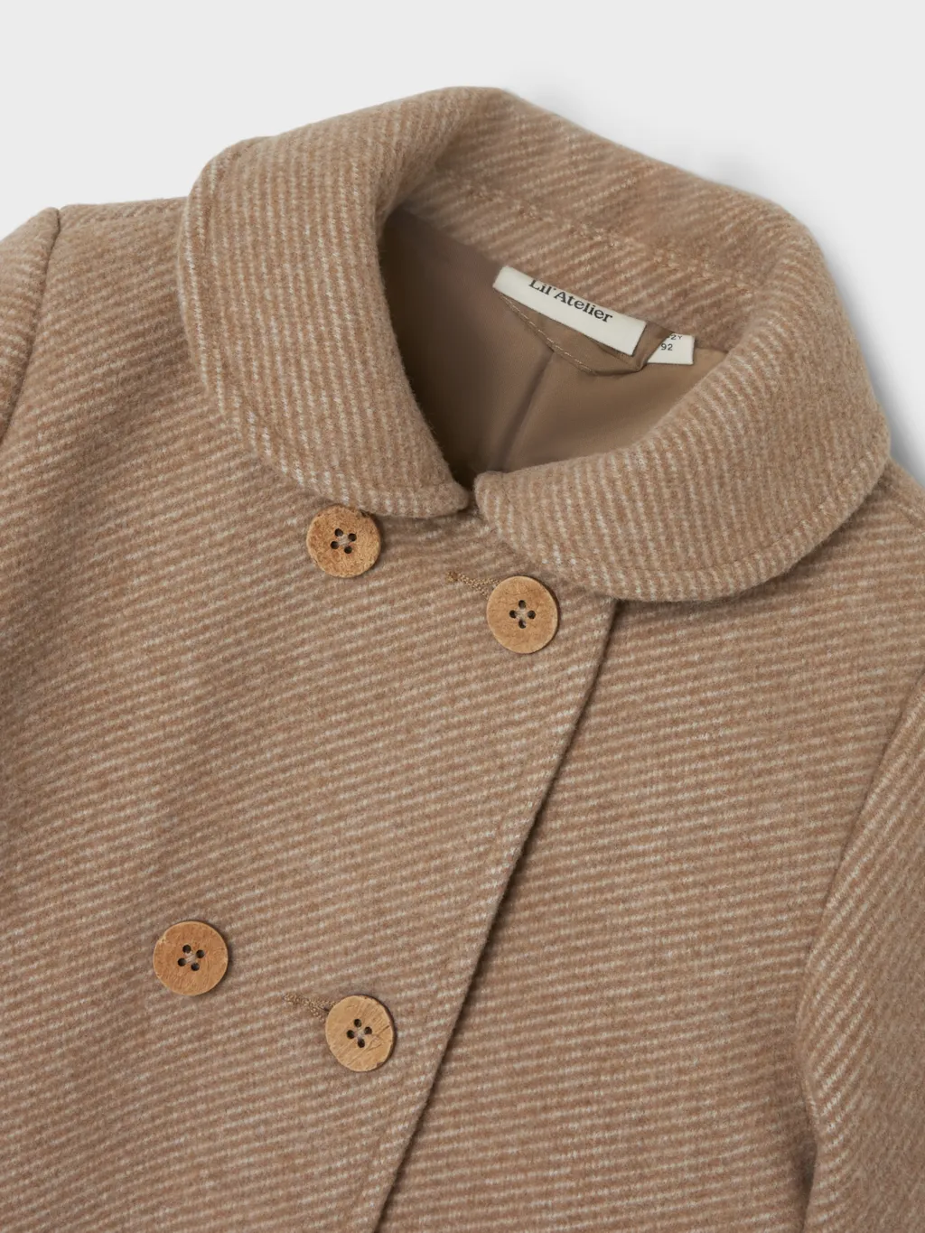 Lil' Atelier Mini NALINA LONG JACKET - Travertine Melange