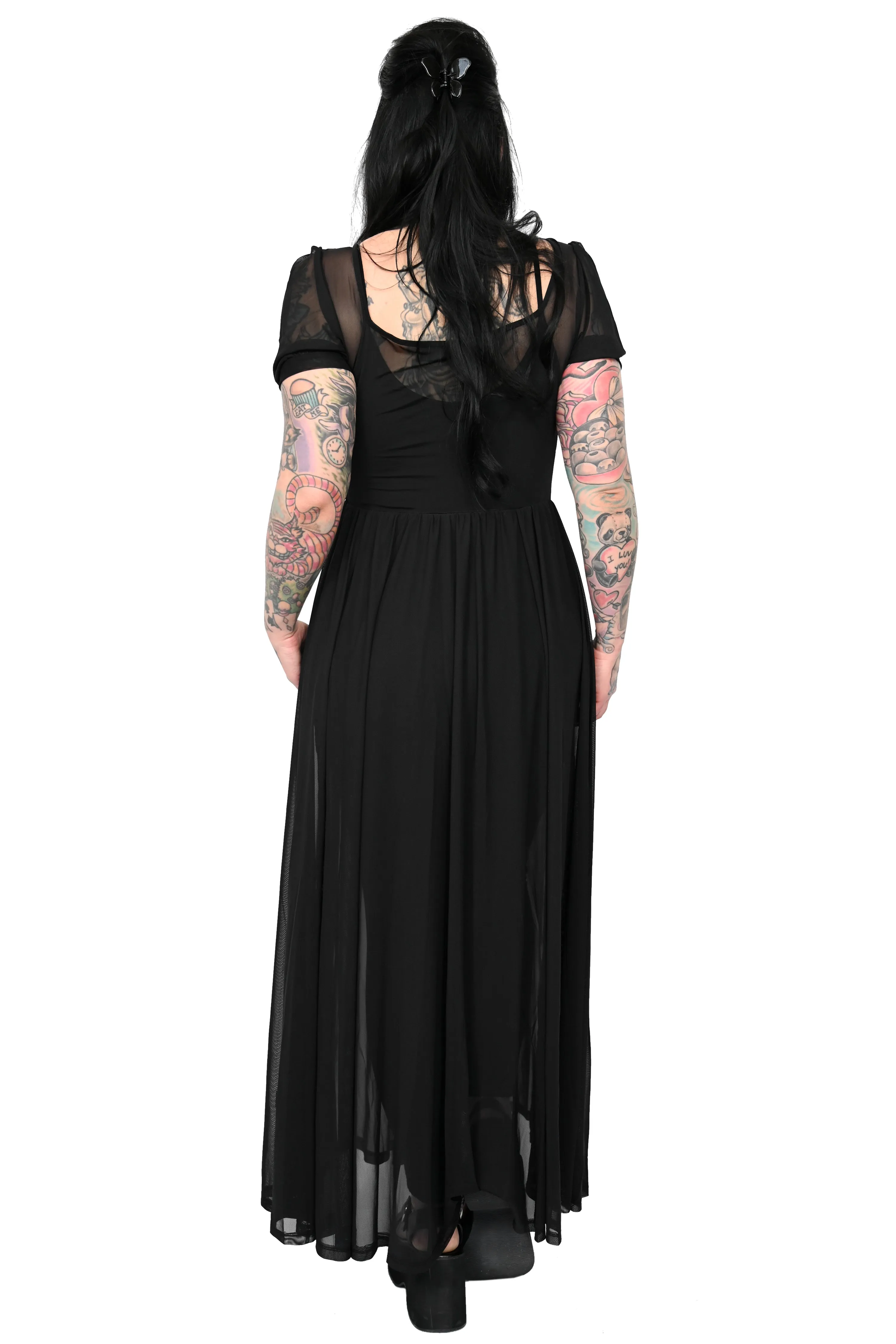 Lily Mesh Maxi Dress