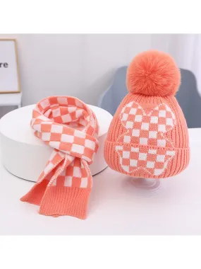 Little Surprise Box Winter Cap Beanie & matching Neck Muffler 2pcs Set