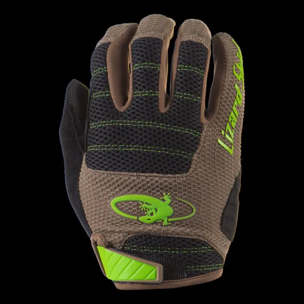 Lizard Skins Cycling Unisex Adult Lizard Skins Cycling Gloves Monitor AM - Olive/Jet Black - M Olive/Jet Black