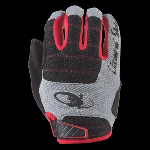 Lizard Skins Cycling Unisex Adult Lizard Skins Cycling Gloves Monitor HD - Crimson/Black - XXL Crimson/Black