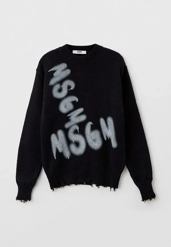 Logo Print Sweater