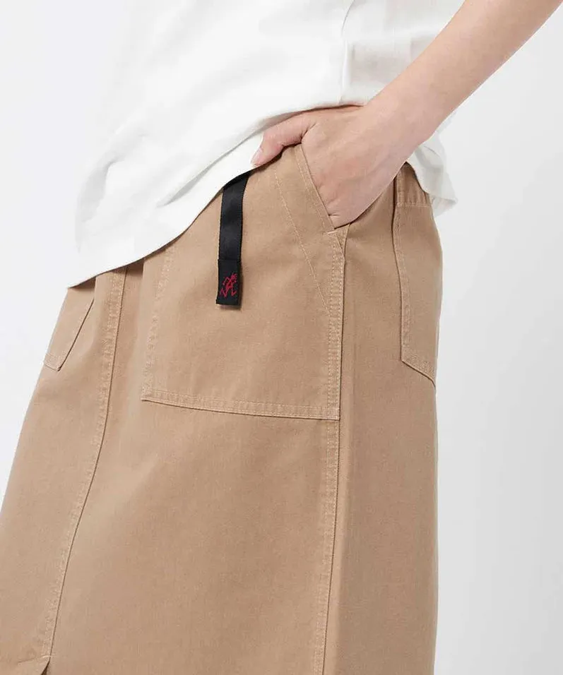 Long Baker Skirt in Chino