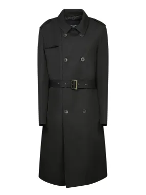 Long Black Trench Coat