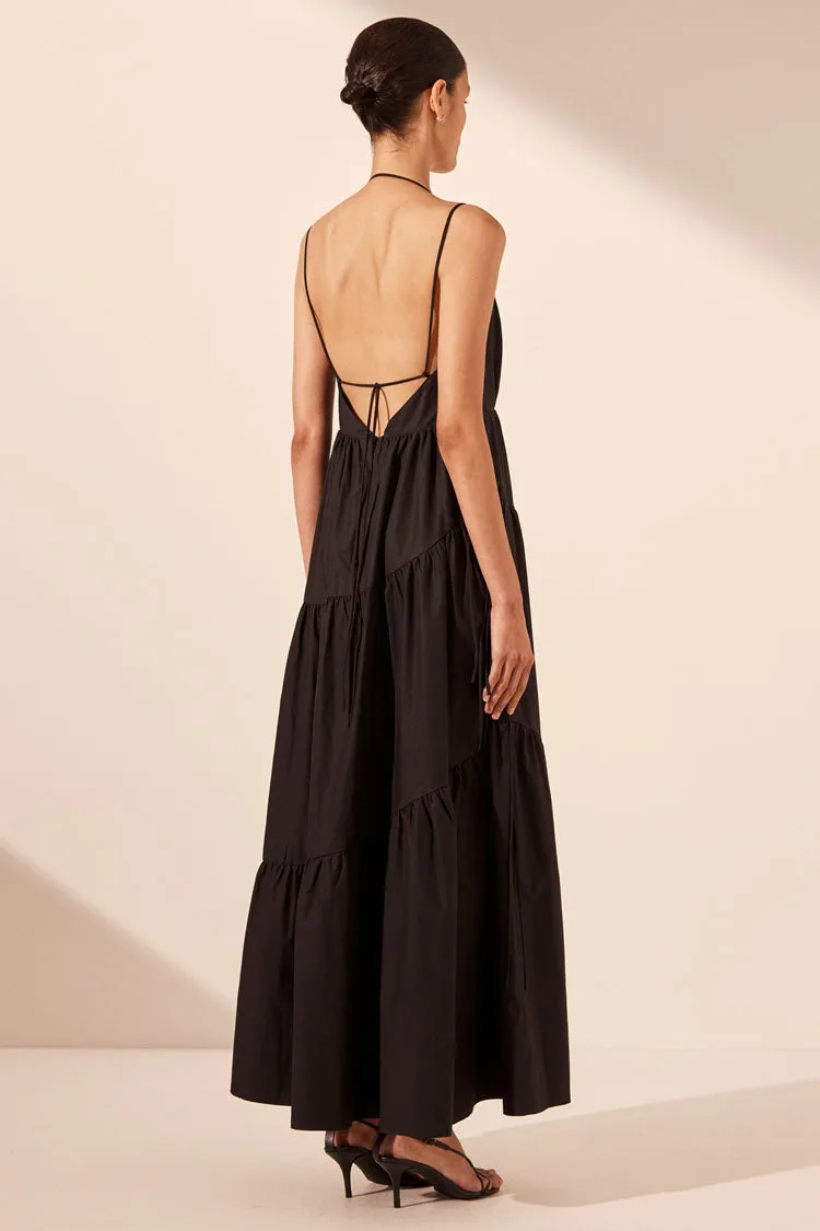 Maiori Tiered Maxi Dress