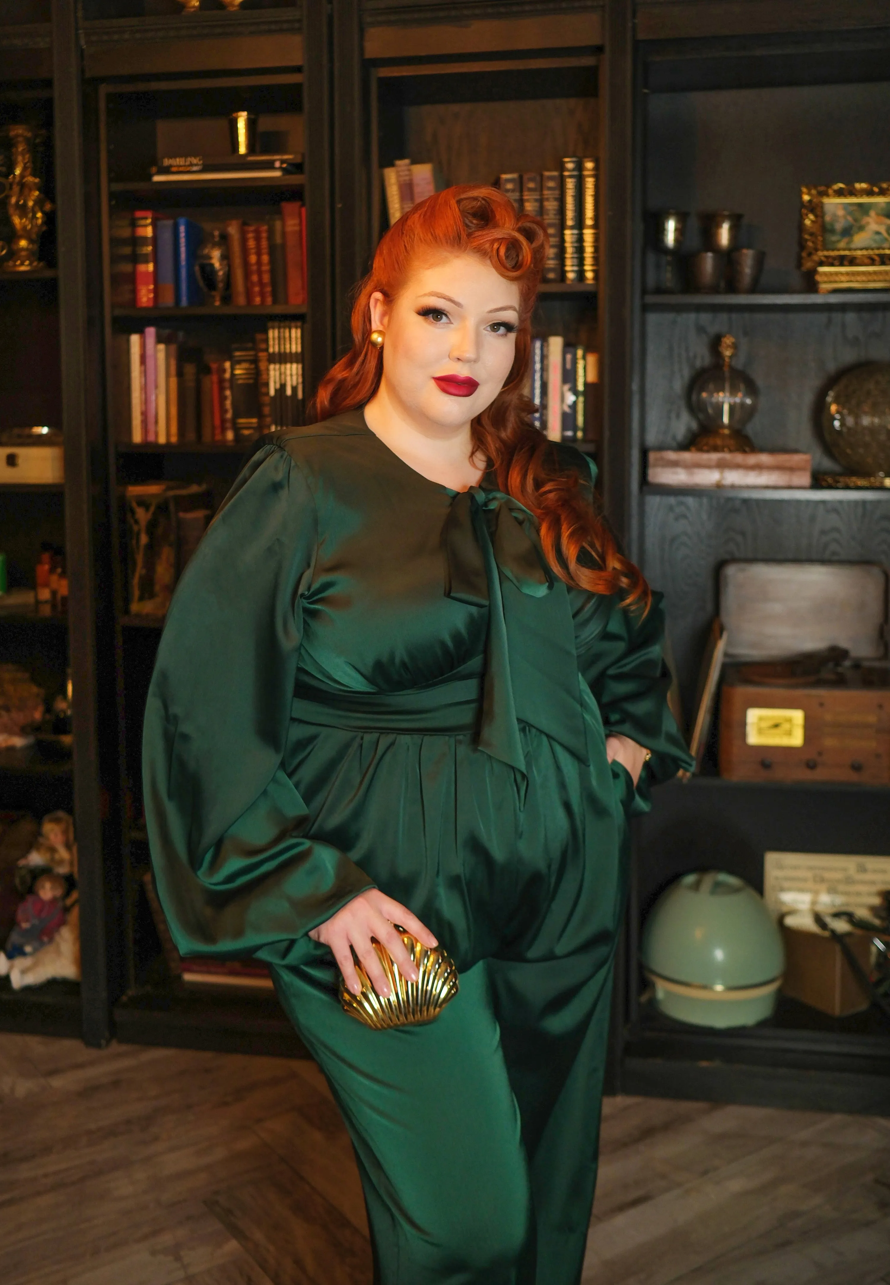 Margaux Jumpsuit (Forest Green)