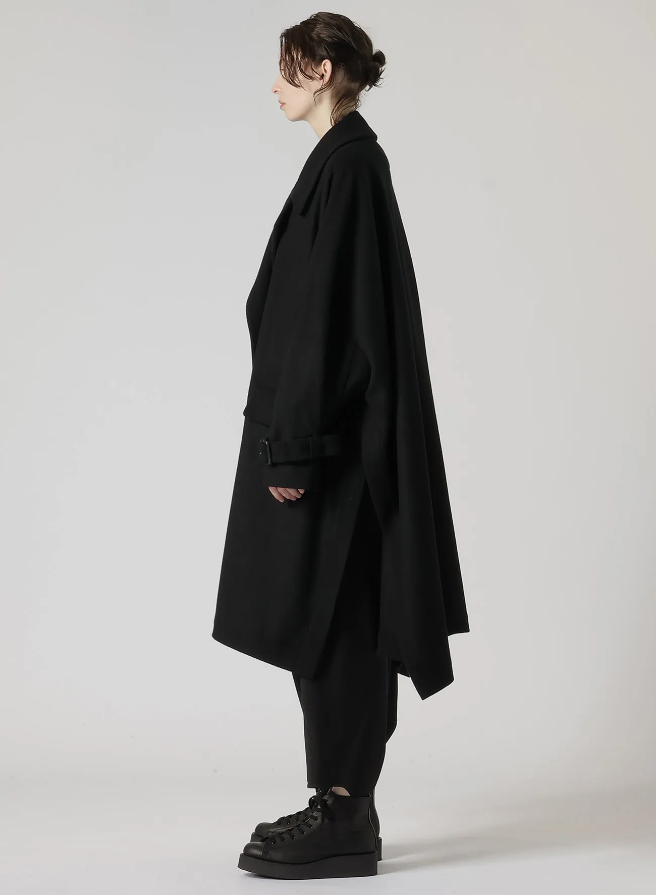 MELTON R-SIDE SLIT COAT