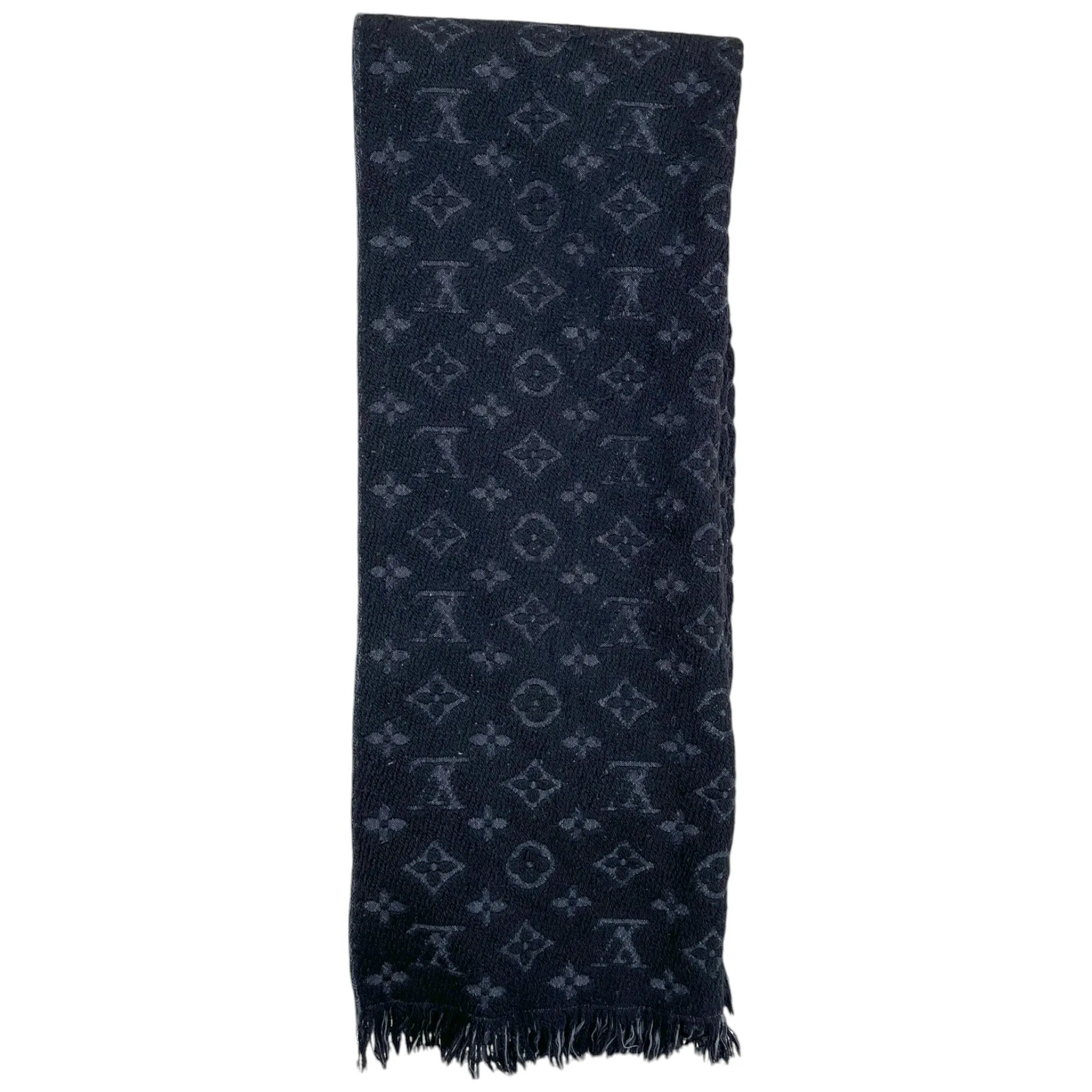 Men's Monogram Classic Scarf Black