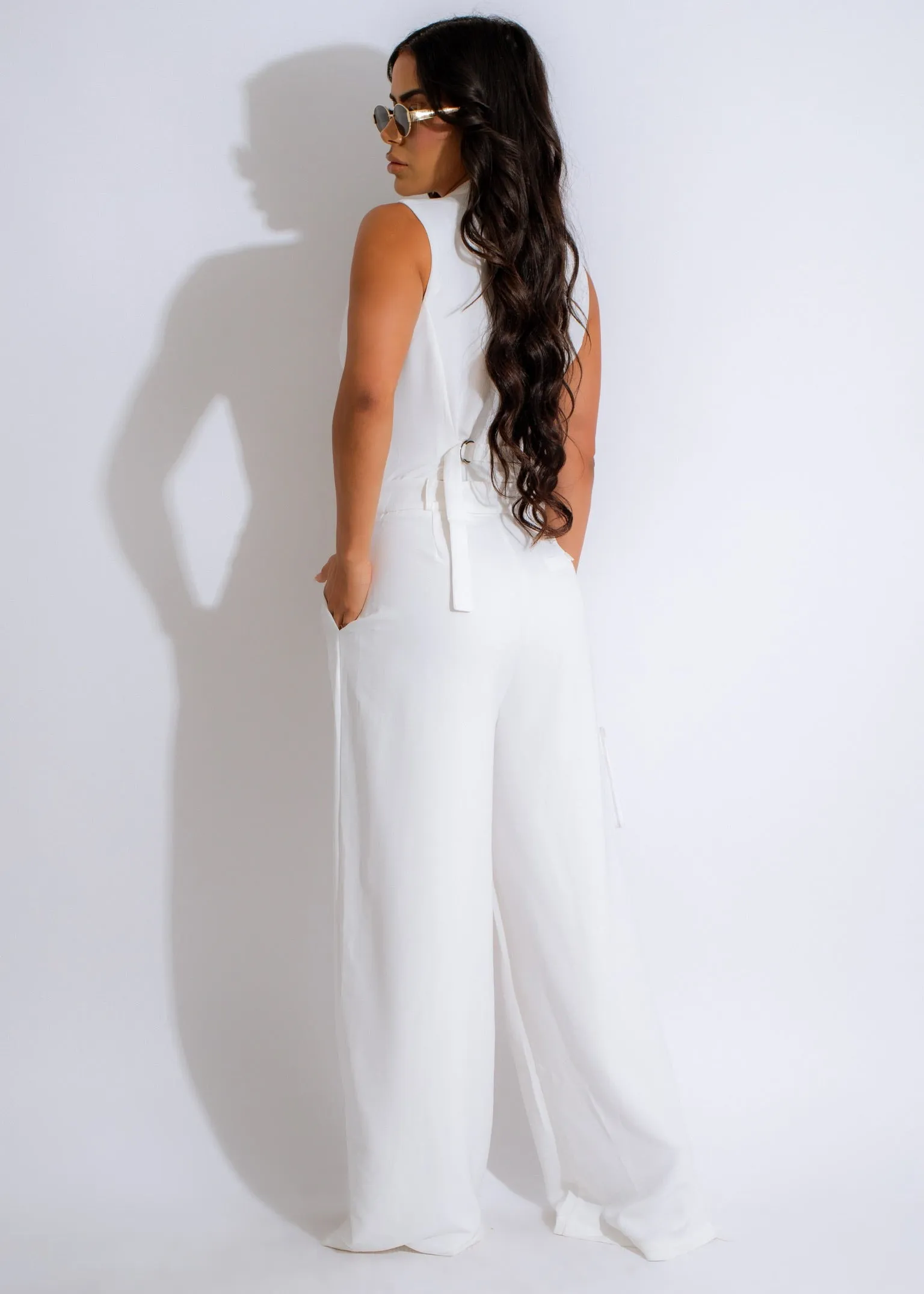 Metropolitan Maven Jumpsuit White