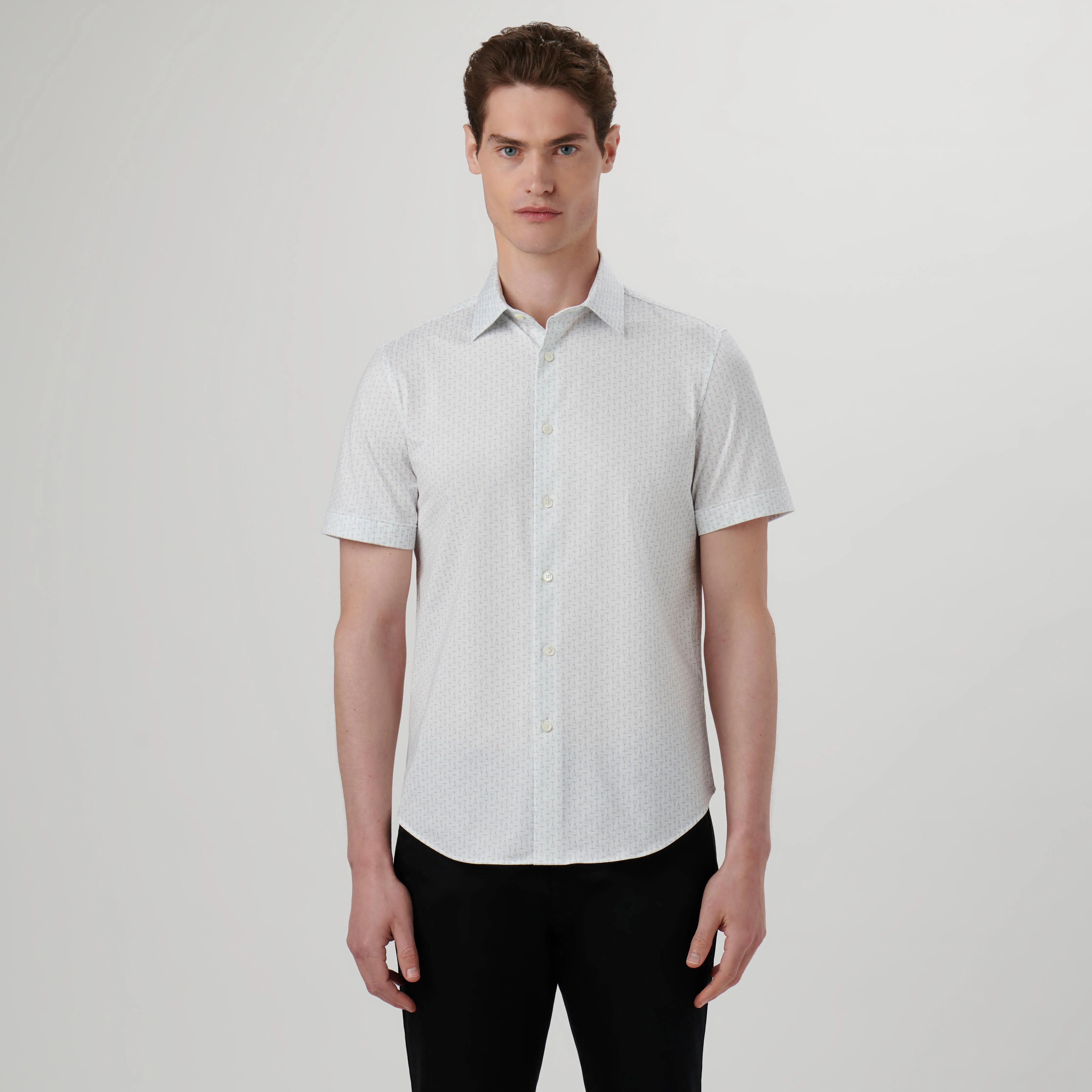 Miles Champagne Flutes OoohCotton Short Sleeve Shirt