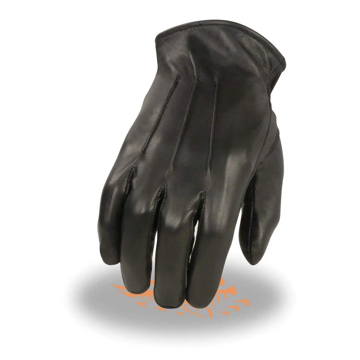 Milwaukee Leather SH234 Men's Black Thermal Lined Leather Motorcycle Hand Gloves W/ Sinch Wrist Closure