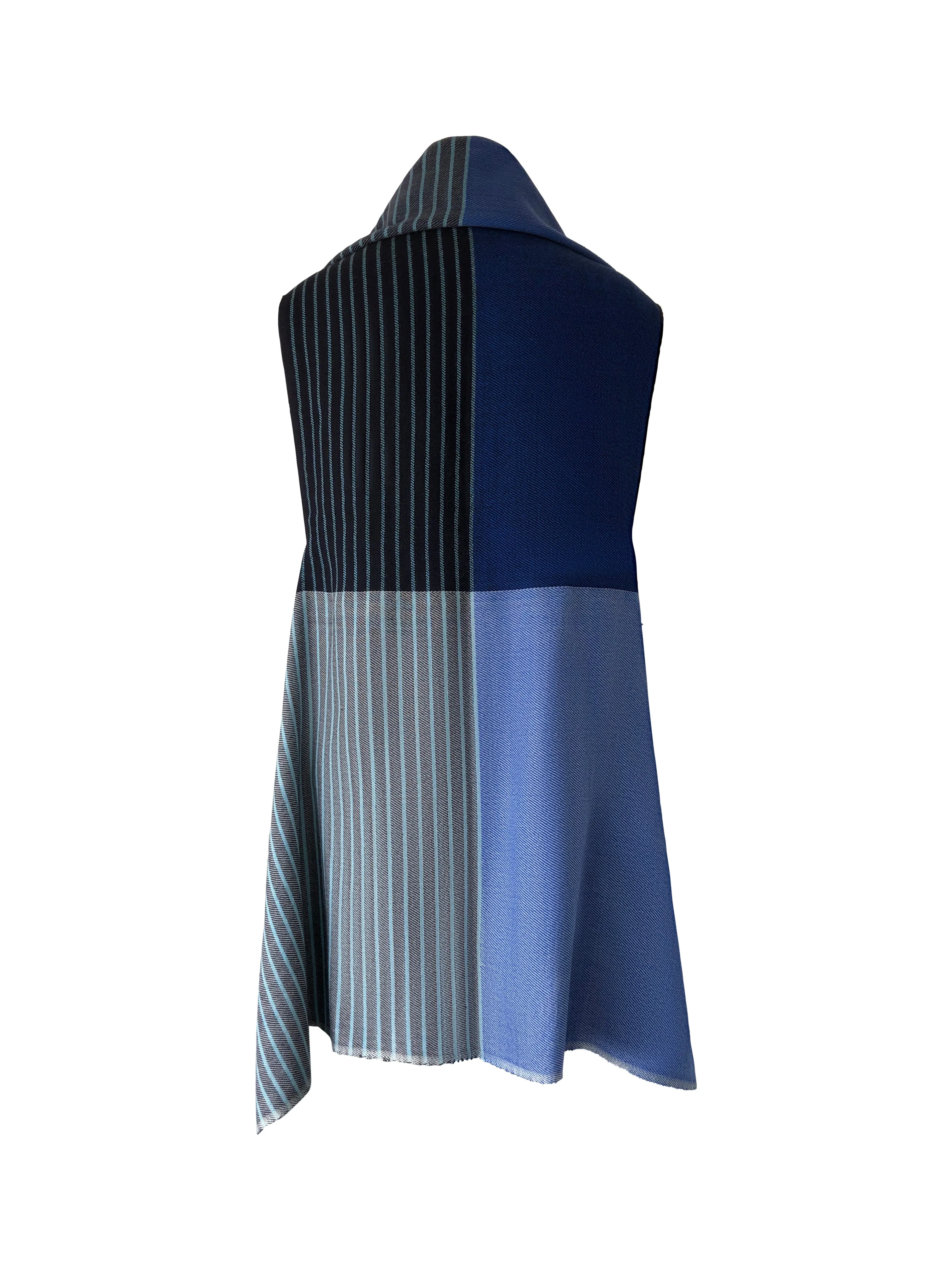 NEW! JULAHAS  Light Wool Cape Fusion Blue