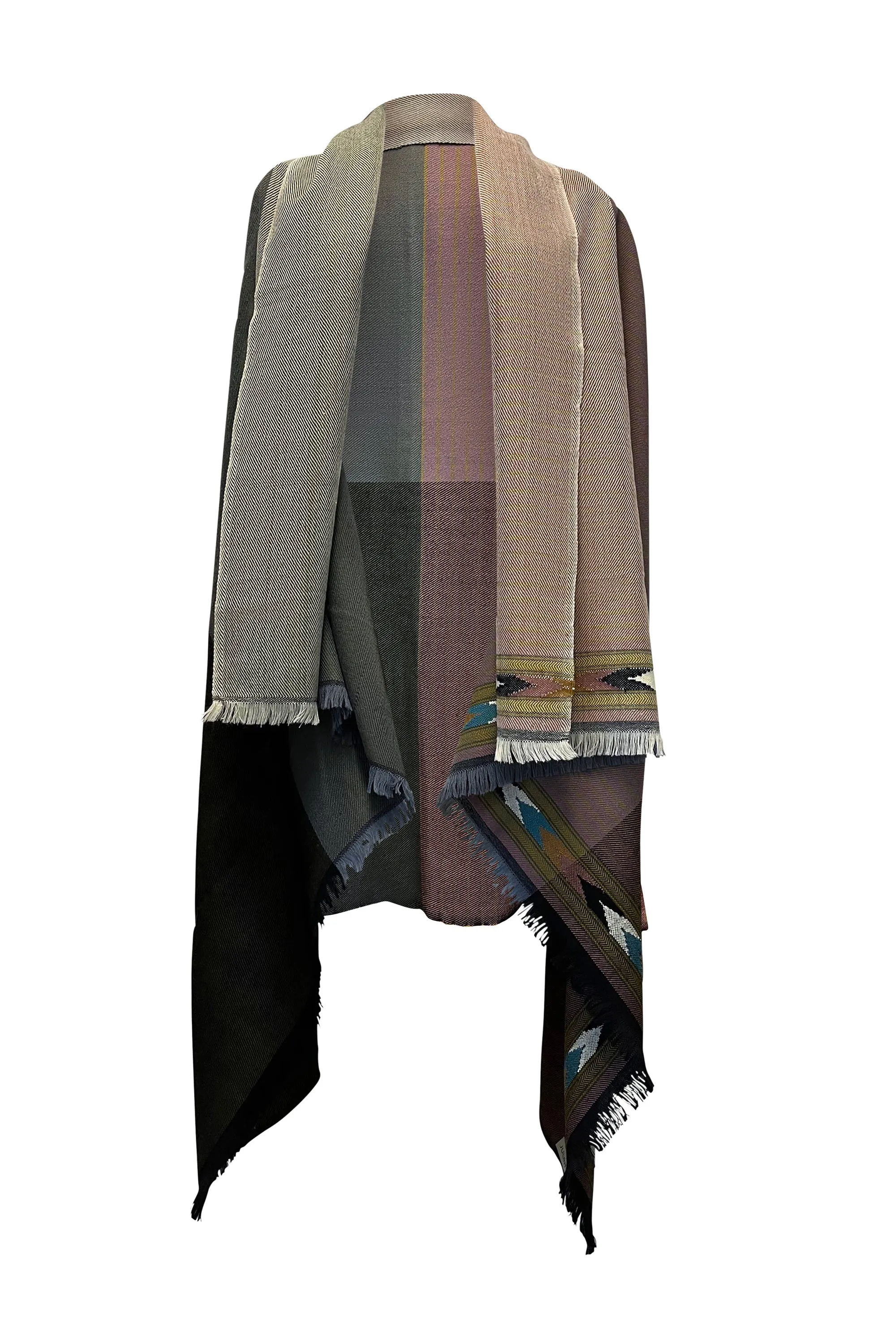 NEW! JULAHAS  Light Wool Cape Fusion Dusty Pink