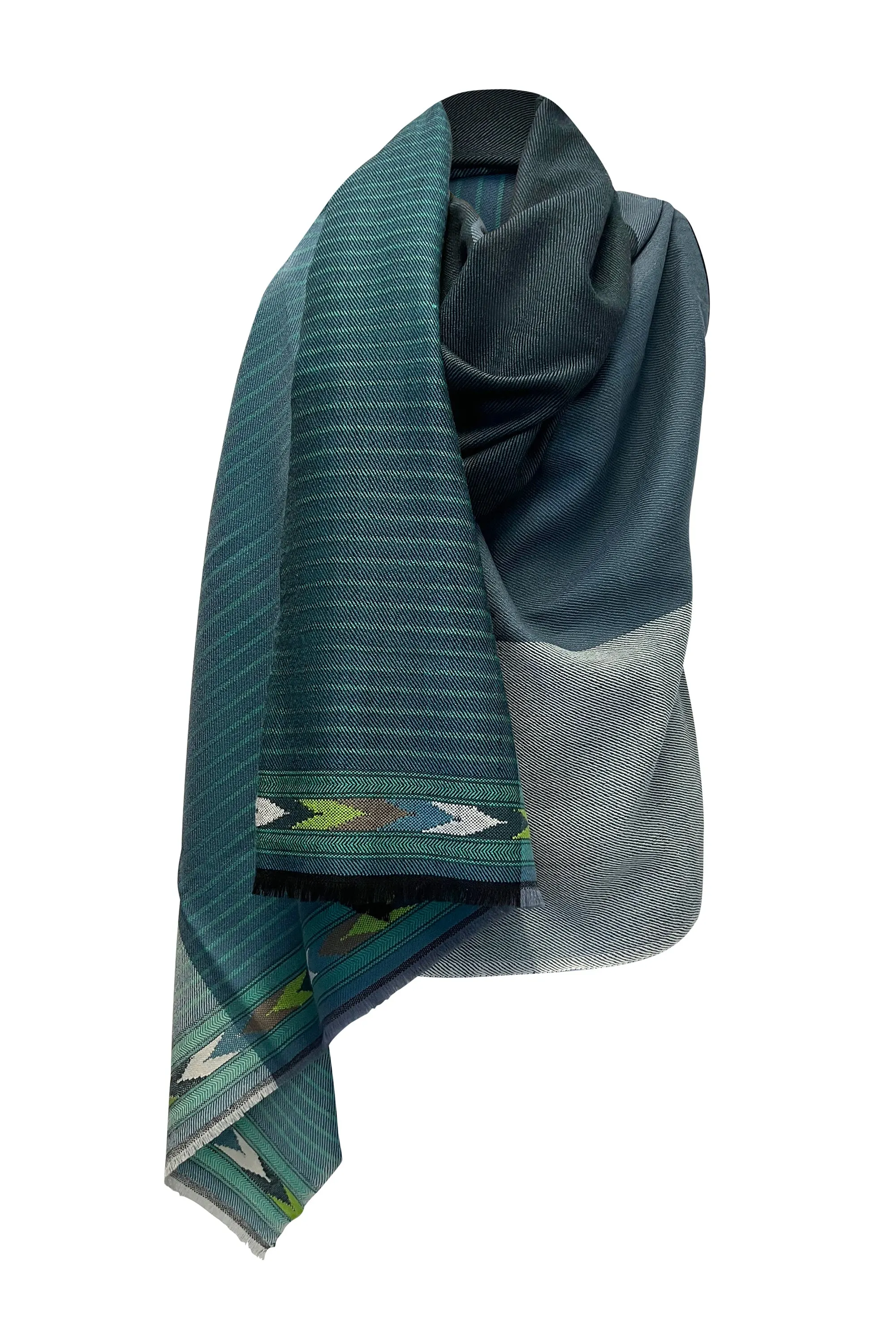 NEW! Light Wool Cape Fusion Teal