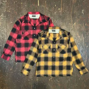 Ombre Check 2 Flap Open Shirt