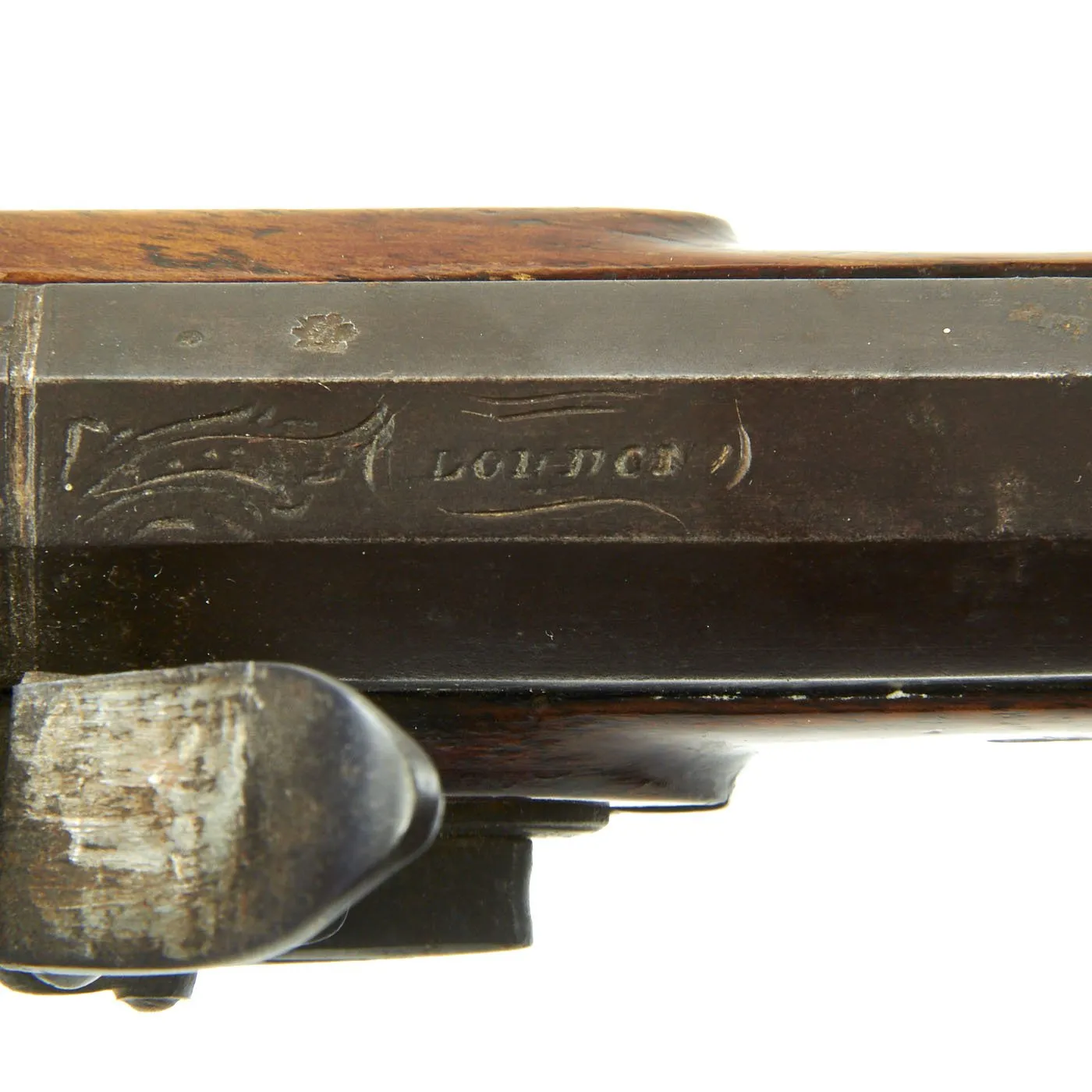 Original British Octagonal Barrel Flintlock Overcoat Pistol by W.J. Acot of London - c. 1825