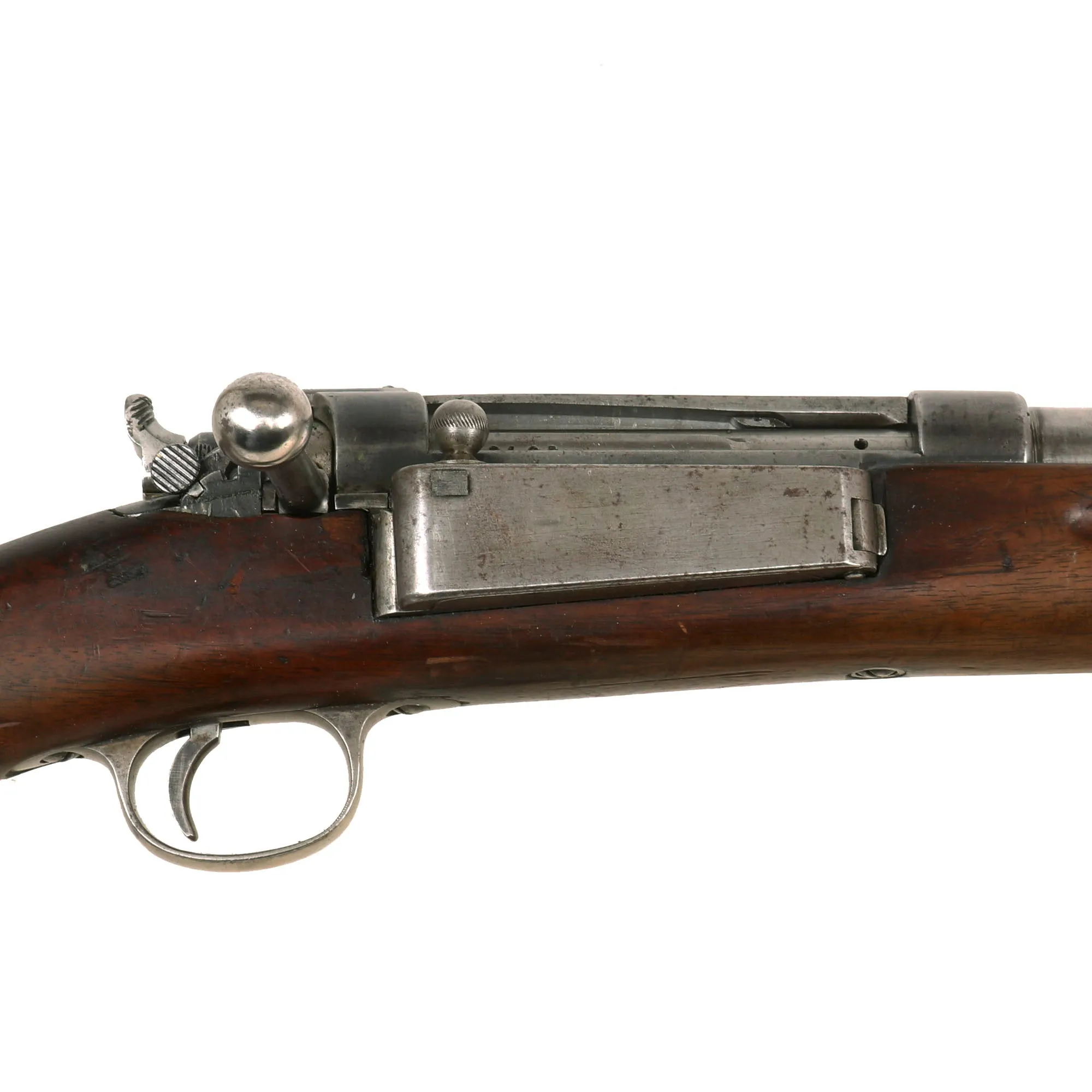 Original Danish Krag–Jørgensen Gevær M/89 Infantry Rifle with Duffle Cut Stock & Bayonet Serial 43734 - Dated 1895