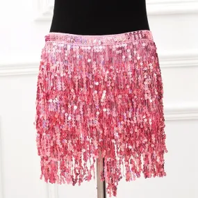 Paola Pink Sequin Skirt