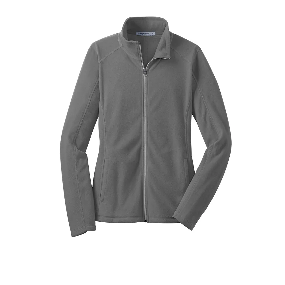 Personalized Nurse Lightweight Fleece Full Zip with Elegant Credentials