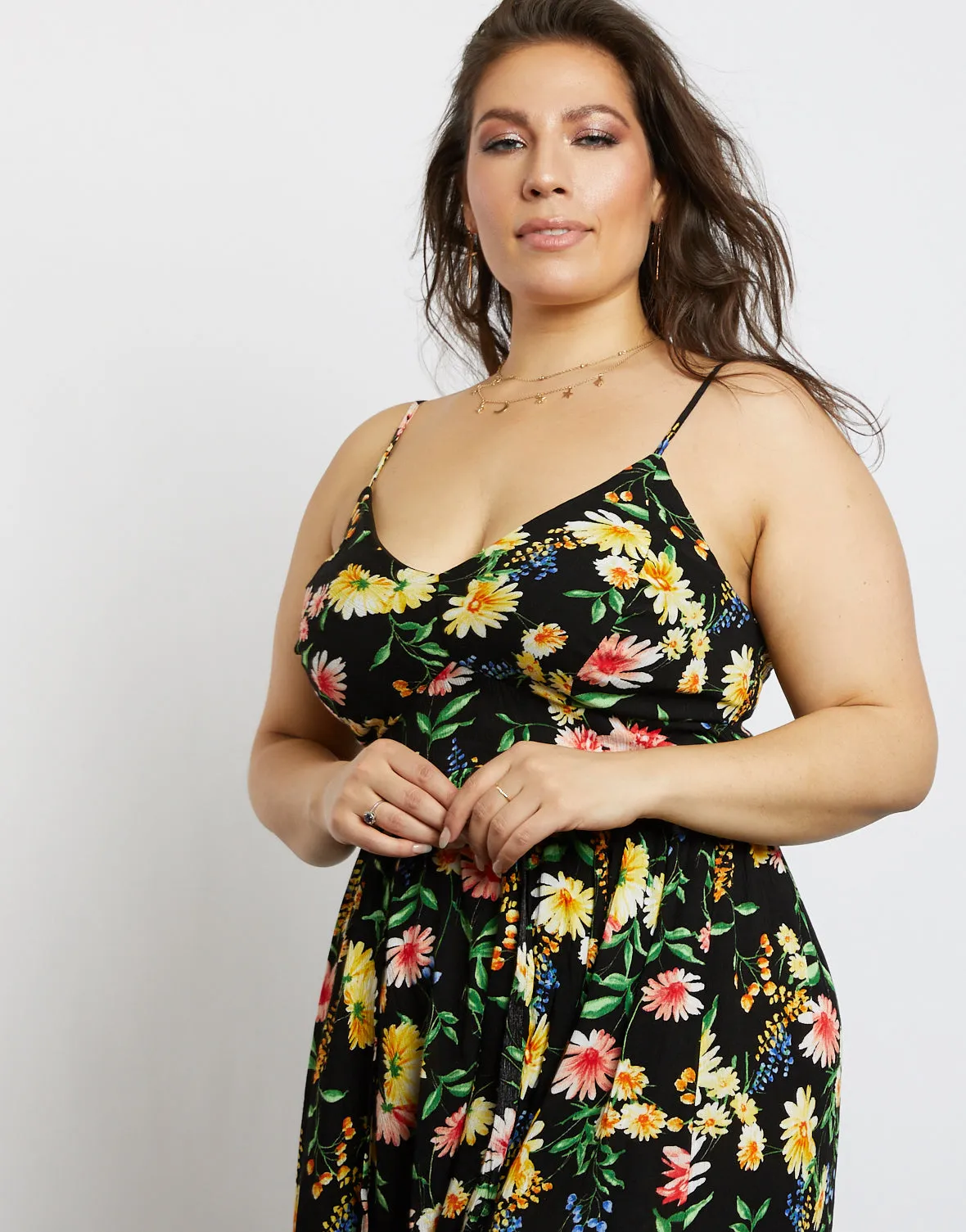 Plus Size Floral Days Maxi Dress