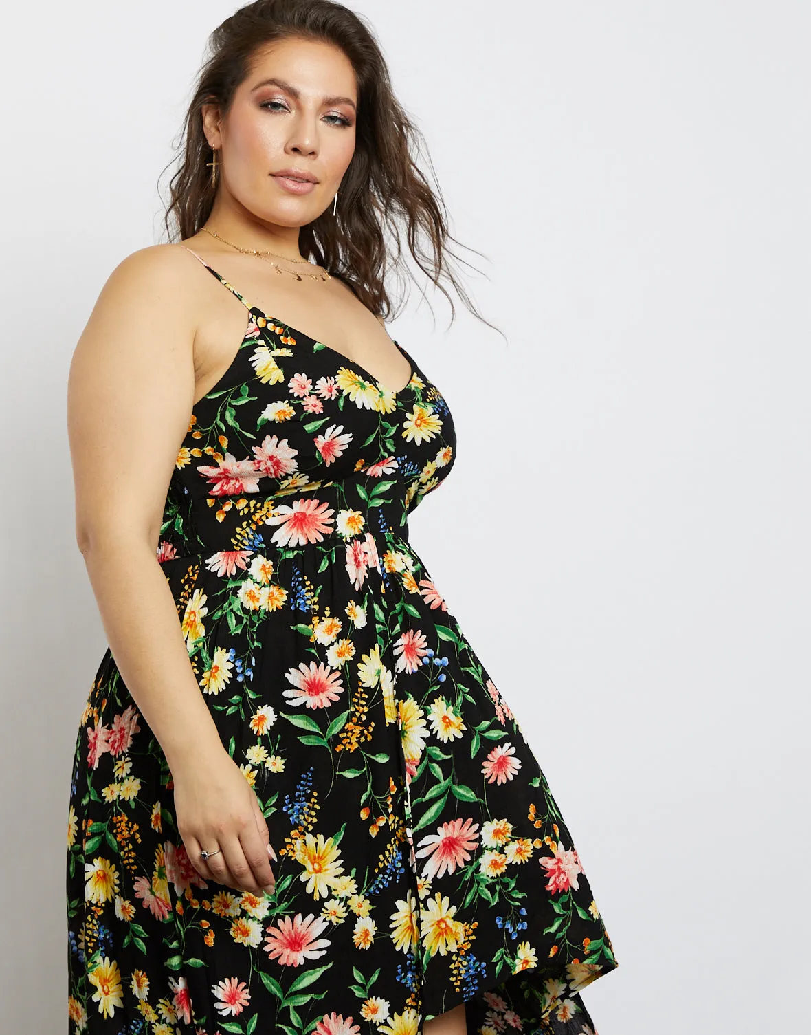 Plus Size Floral Days Maxi Dress