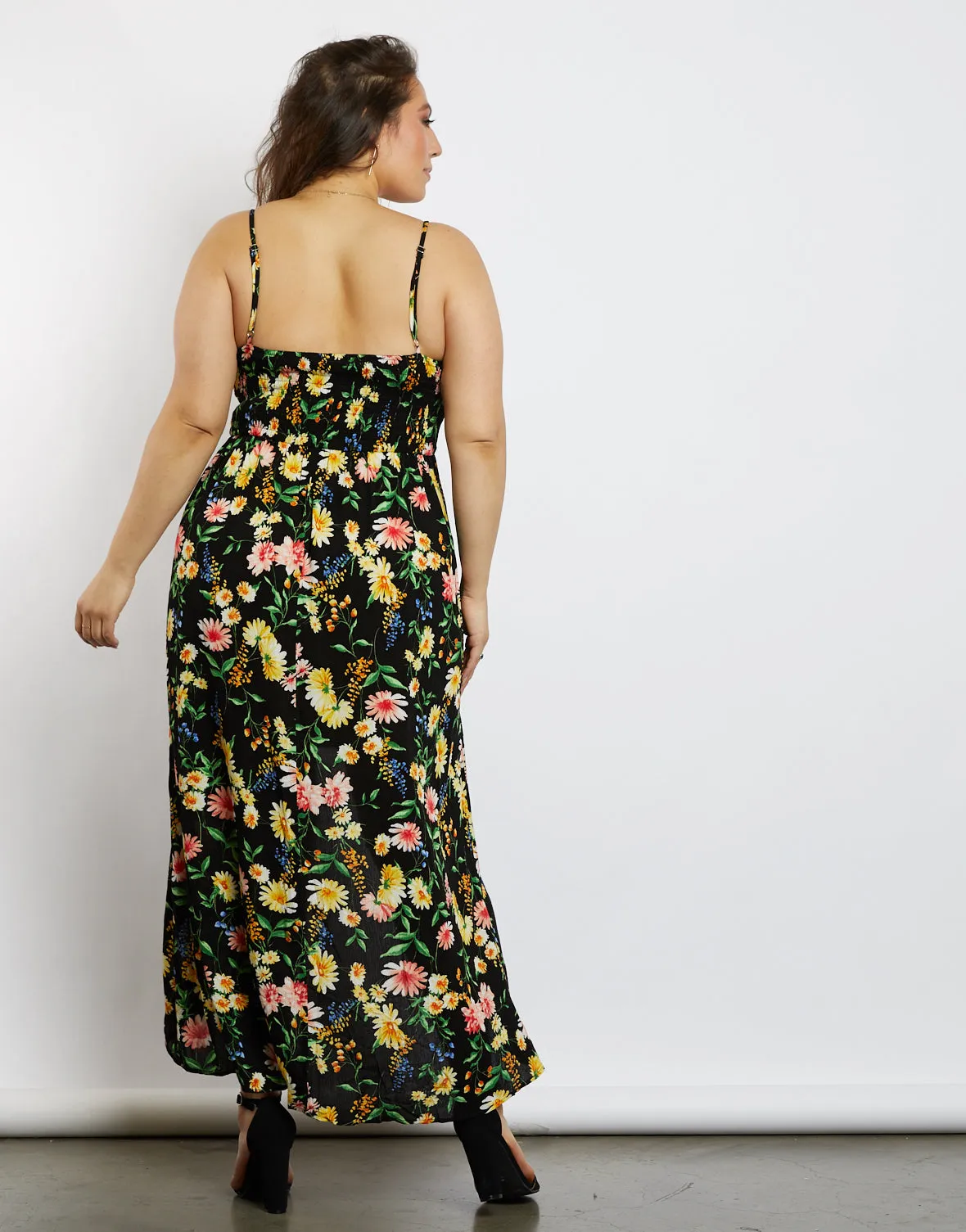 Plus Size Floral Days Maxi Dress