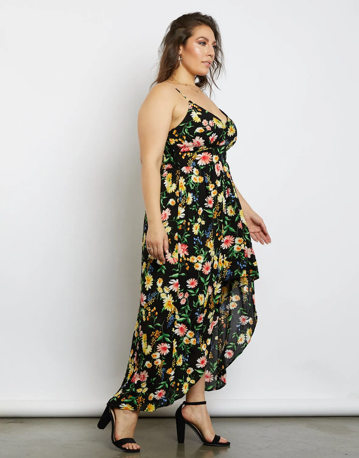 Plus Size Floral Days Maxi Dress